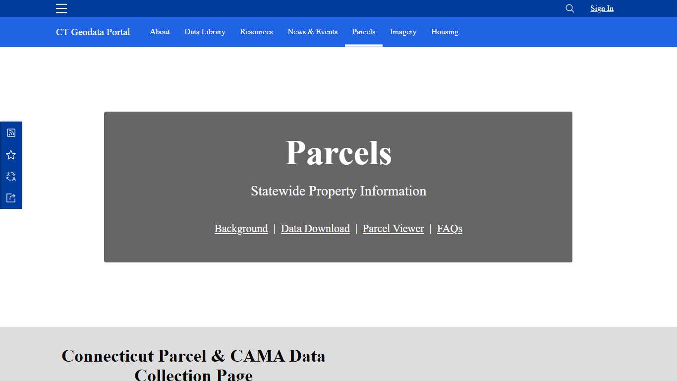 Parcels | CT Geodata Portal